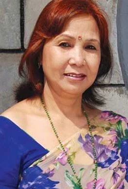 Basundhara Bhusal background portrait