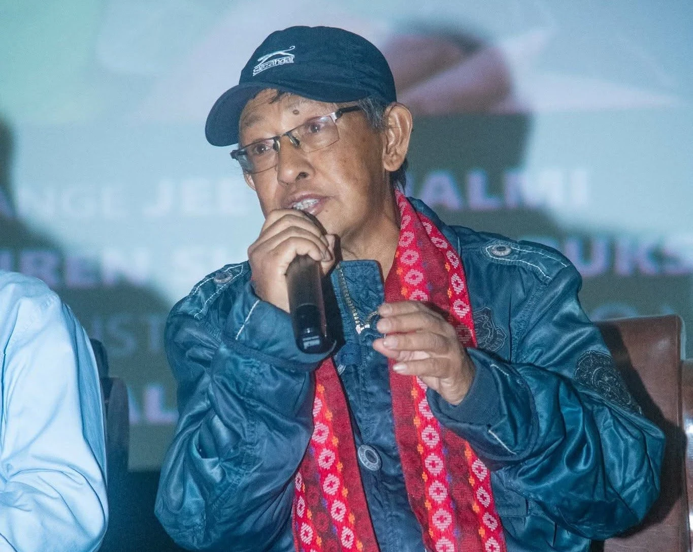 Bijayratna Tuladhar background portrait