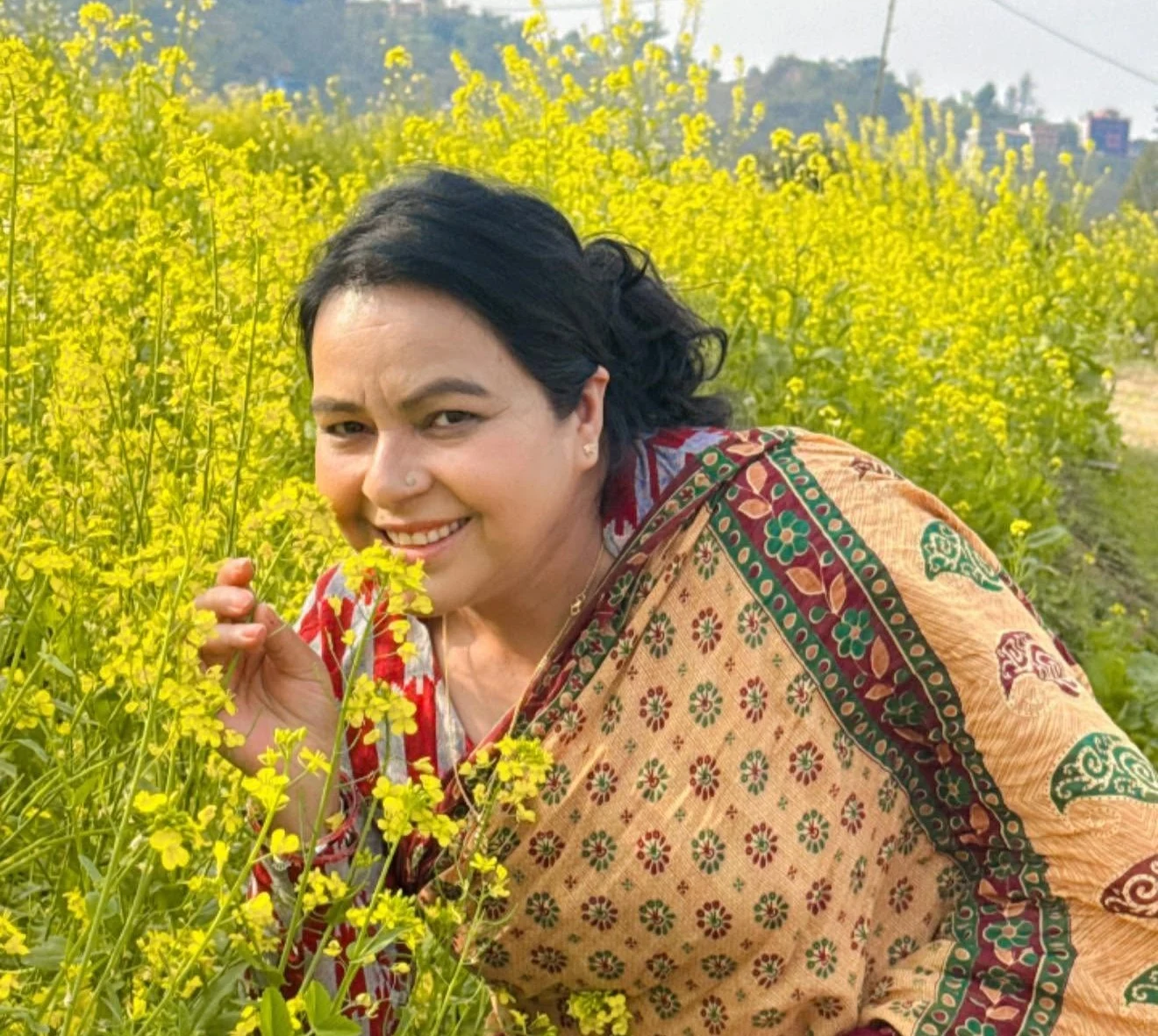 Bimala Giri background portrait