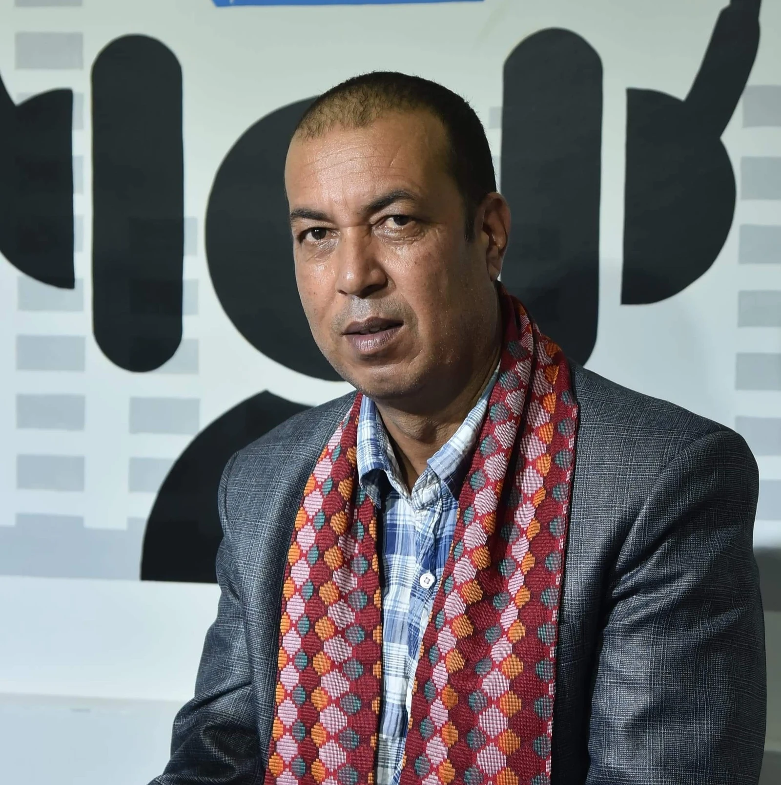 Dayaram Dahal background portrait