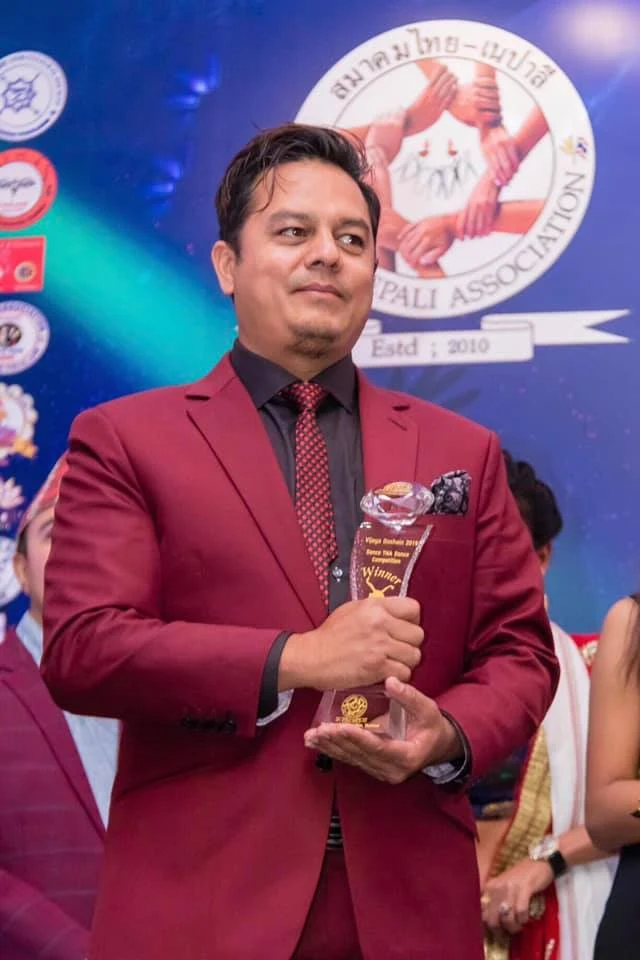Dilip Rayamajhi background portrait