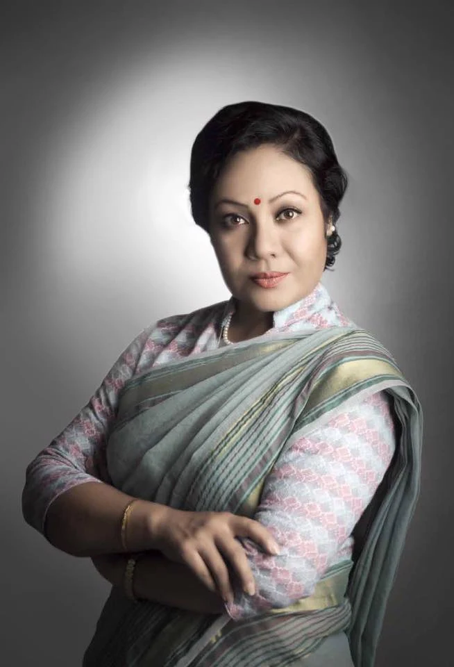 Gauri Malla background portrait