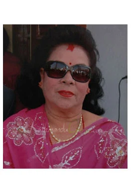 Gyanu Rana background portrait