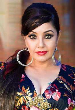 Karishma Manandhar background portrait
