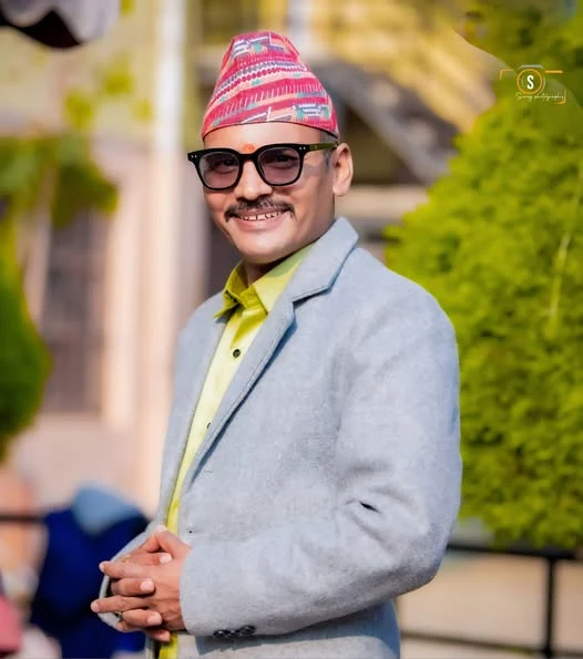 Kedar Prasad Ghimire background portrait