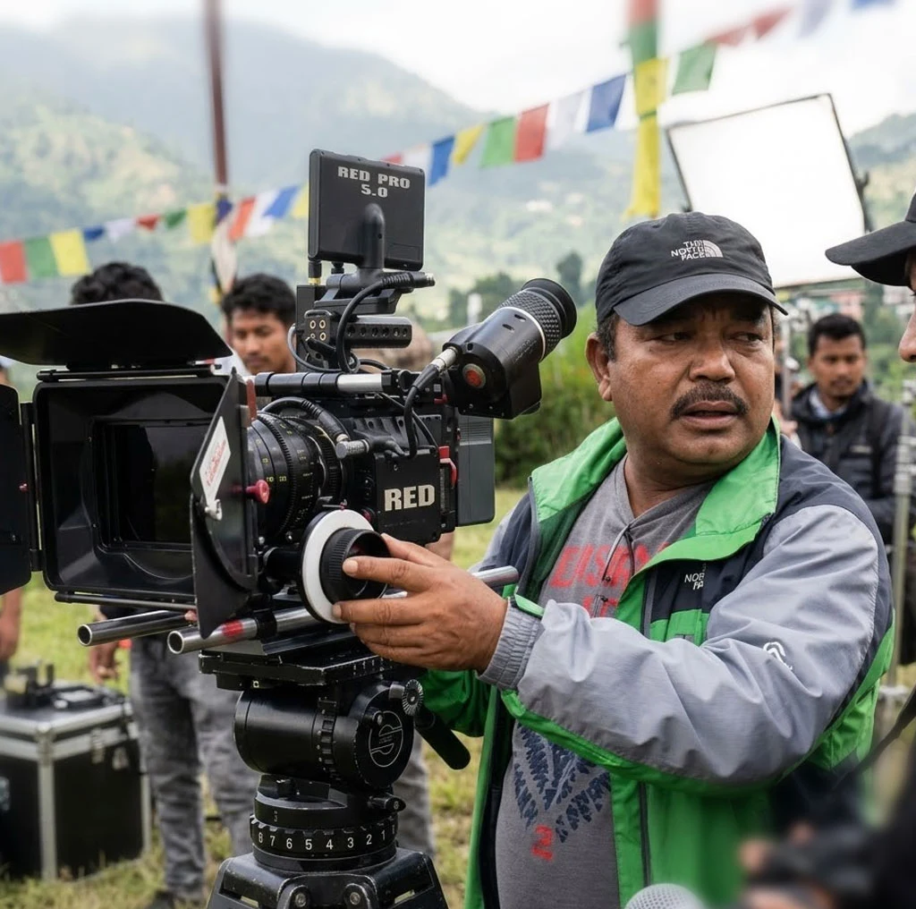 Krishna Shrestha background portrait