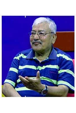 Madan Das Shrestha background portrait