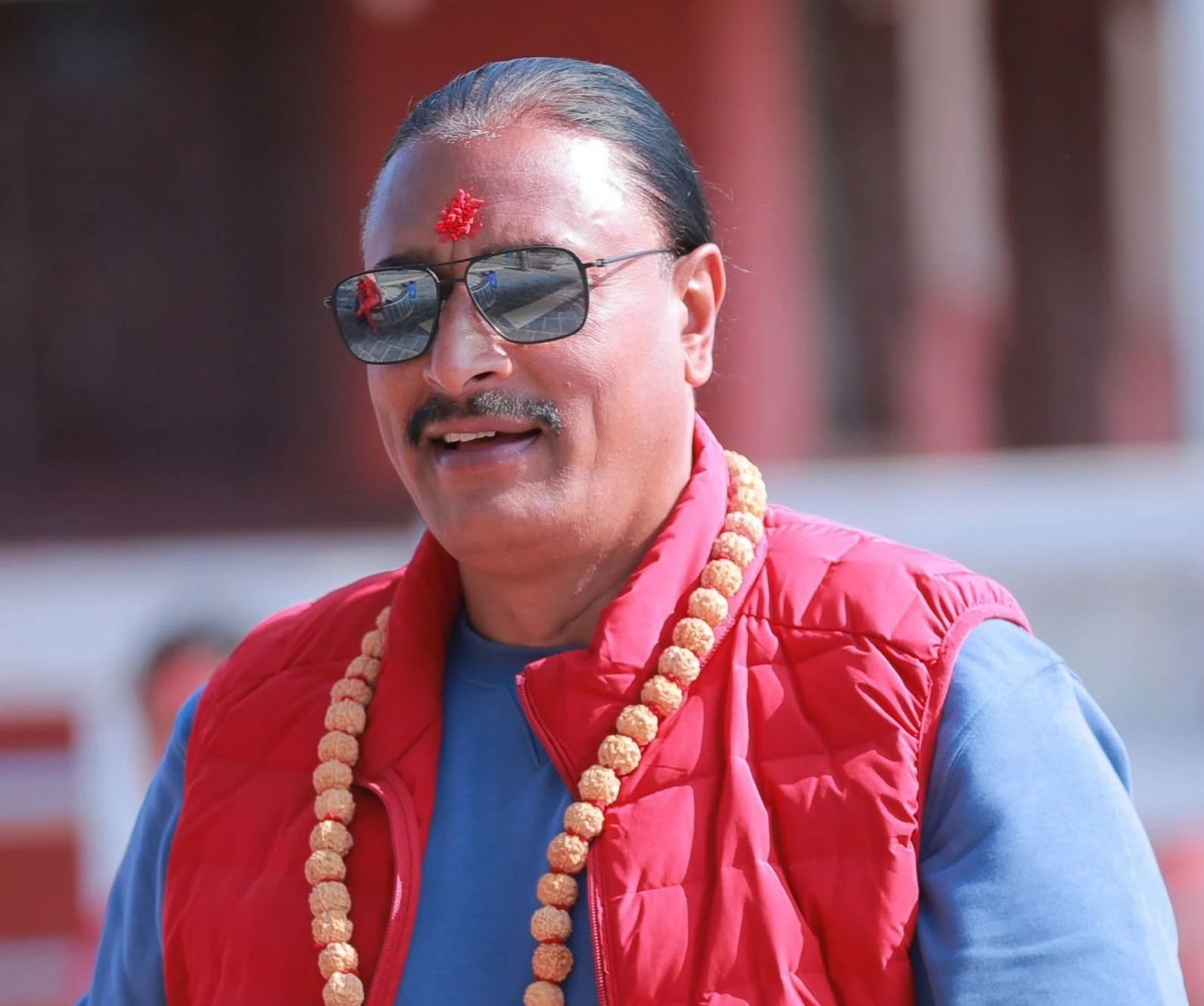 Mukunda Thapa background portrait