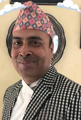 Neelhari Kafle background portrait