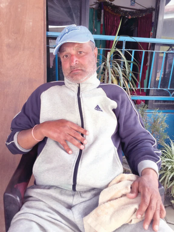 Pawan Mainali background portrait