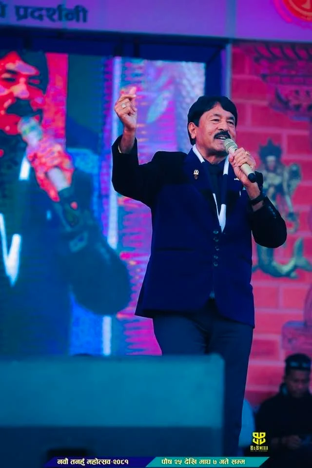 Prem Raja Mahat background portrait