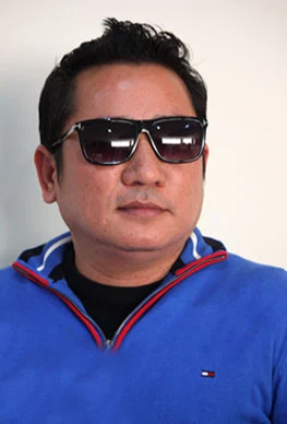 Rajkumar Rai background portrait