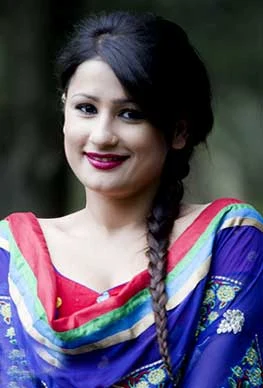 Richa Singh Thakuri background portrait