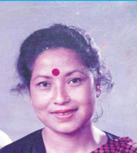 Sakuntala Sharma background portrait