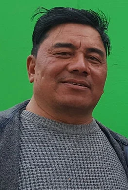 Santu Tamang background portrait