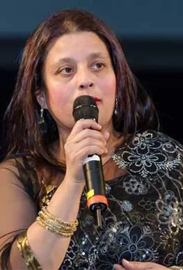 Sapana Shree background portrait