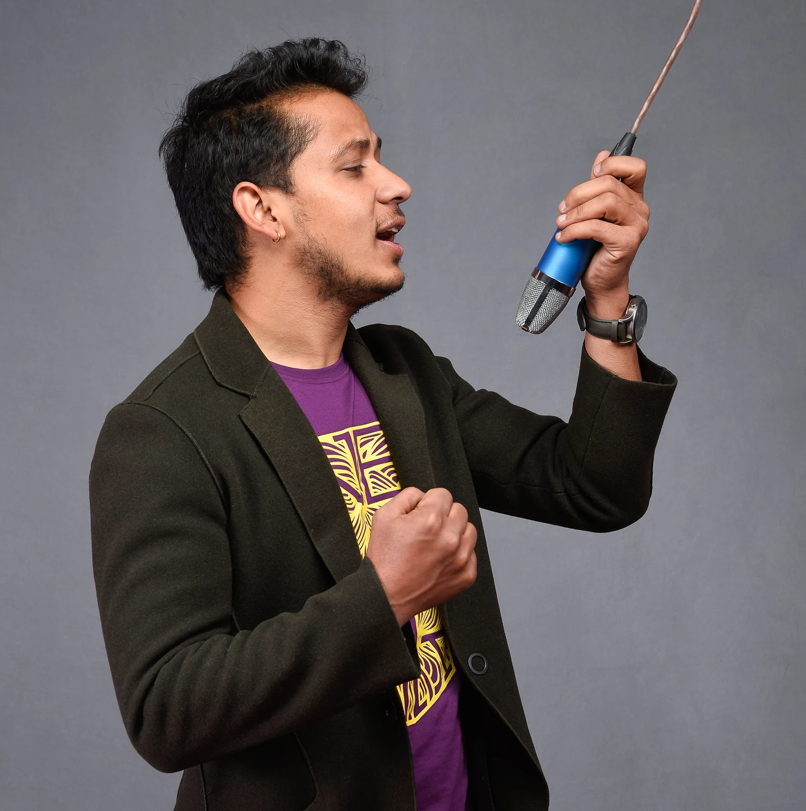Shyam Karki background portrait