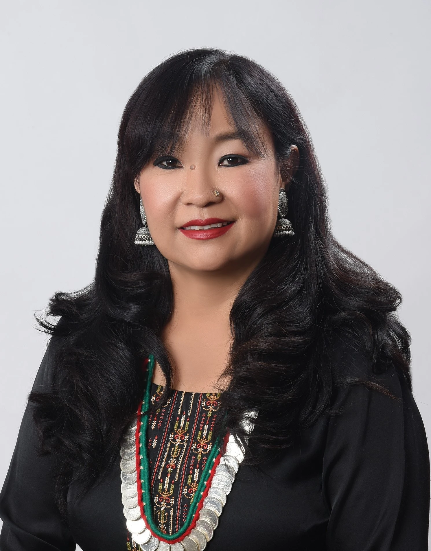 Sunita Subba background portrait