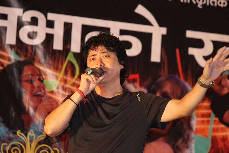 Thupden Bhutia background portrait