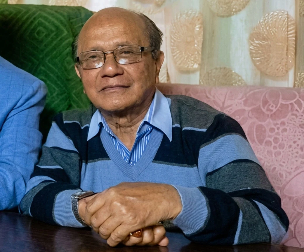 Tirtha Lal Shrestha background portrait
